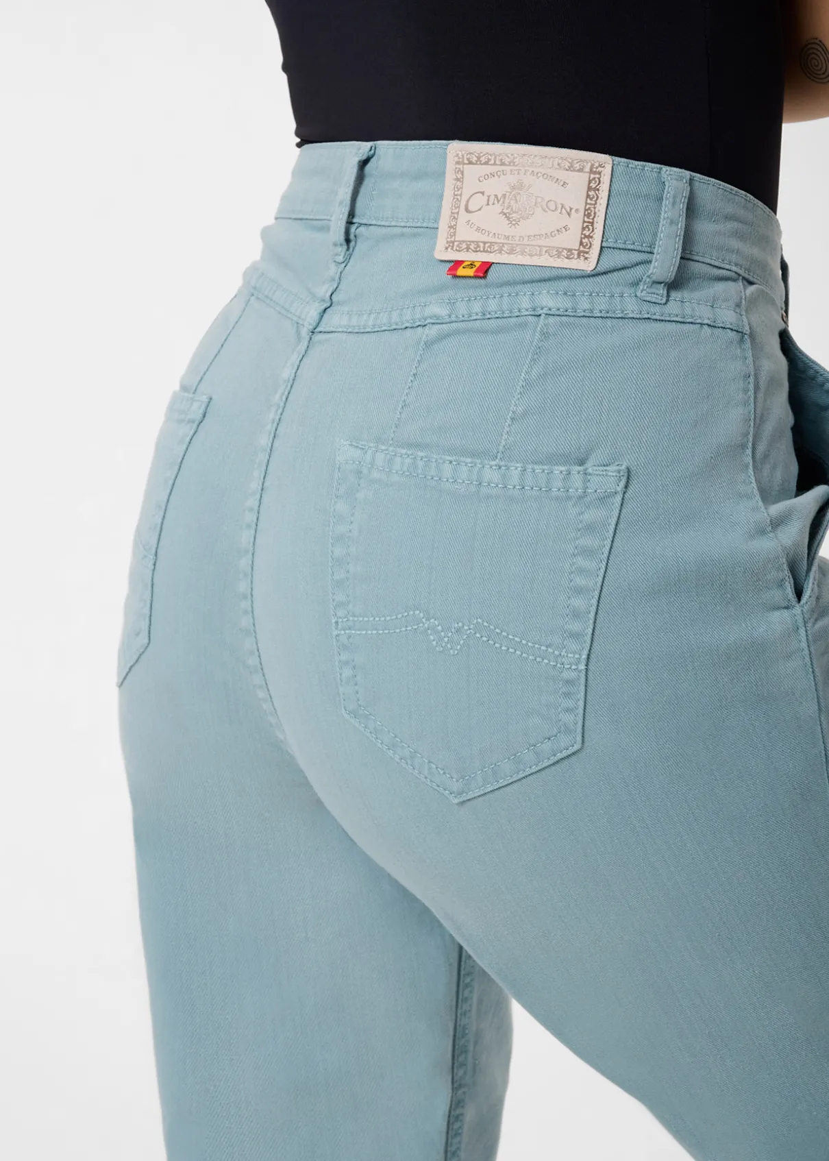 BERTA PAGE - Pantalon | Balloon fit | Taille en pouces