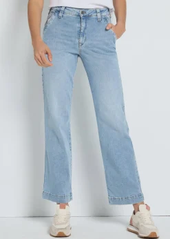 Chino Jambe Large Droite | Olivia-Ariane