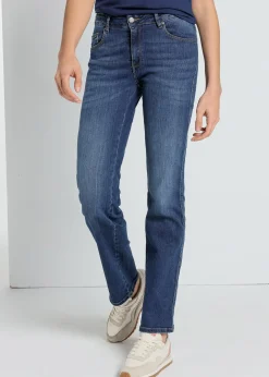 CLAUDIA BLUM - Jean taille basse | Straight fit | Taille en pouces