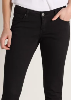 ENYA NOIR - Jean skinny - Coupe à la cheville - Longueur très courte - Taille en pouces