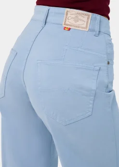 JEAN AURORA-ENOVA pêche Medium Box Straight Wide Crop | Taille en pouces