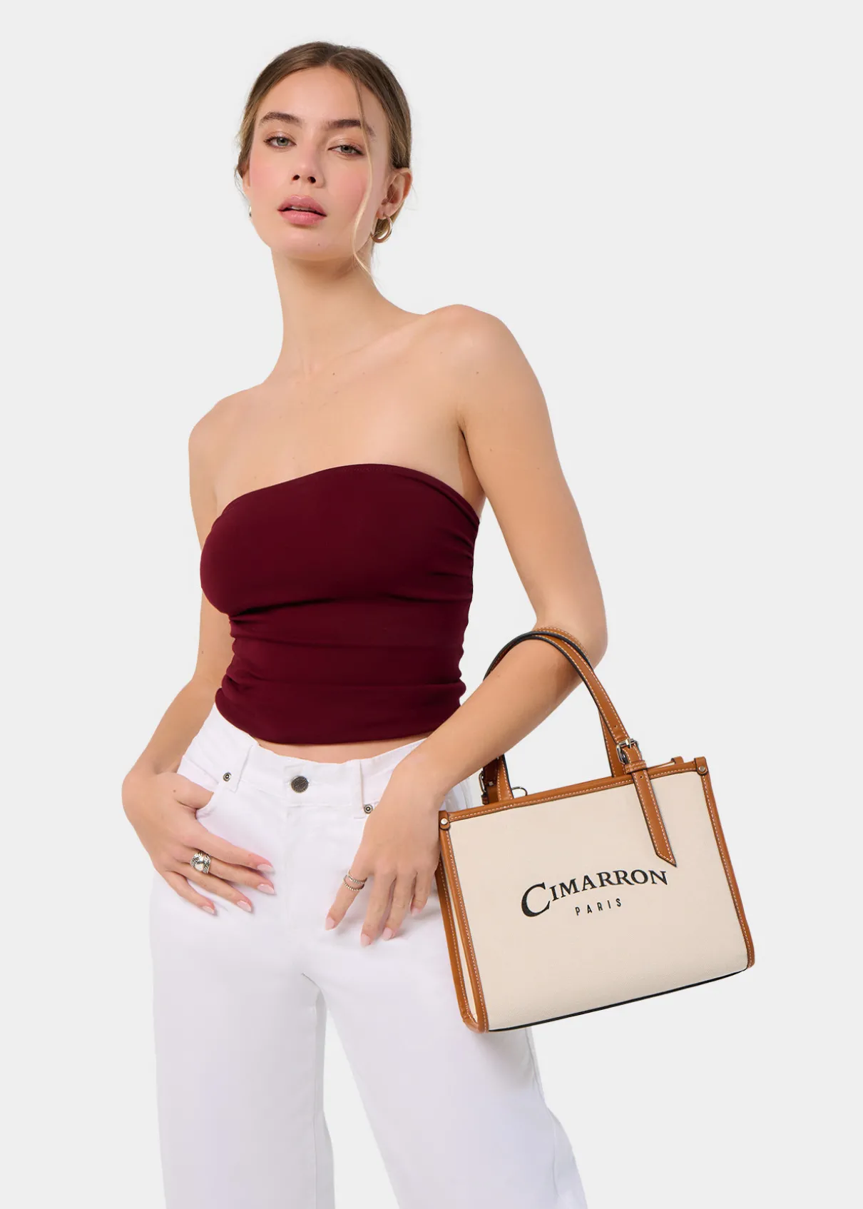 JEAN AURORA-ENOVA pêche Medium Box Straight Wide Crop | Taille en pouces