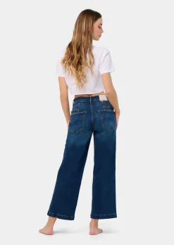 JEAN AURORA-VADE Medium Box Straight Wide Crop | Taille en pouces