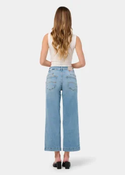 JEAN AURORA-VADE Medium Box Straight Wide Crop | Taille en pouces