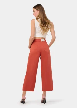 JEAN AURORA-YONNE Medium Box Straight Wide Crop | Taille en pouces