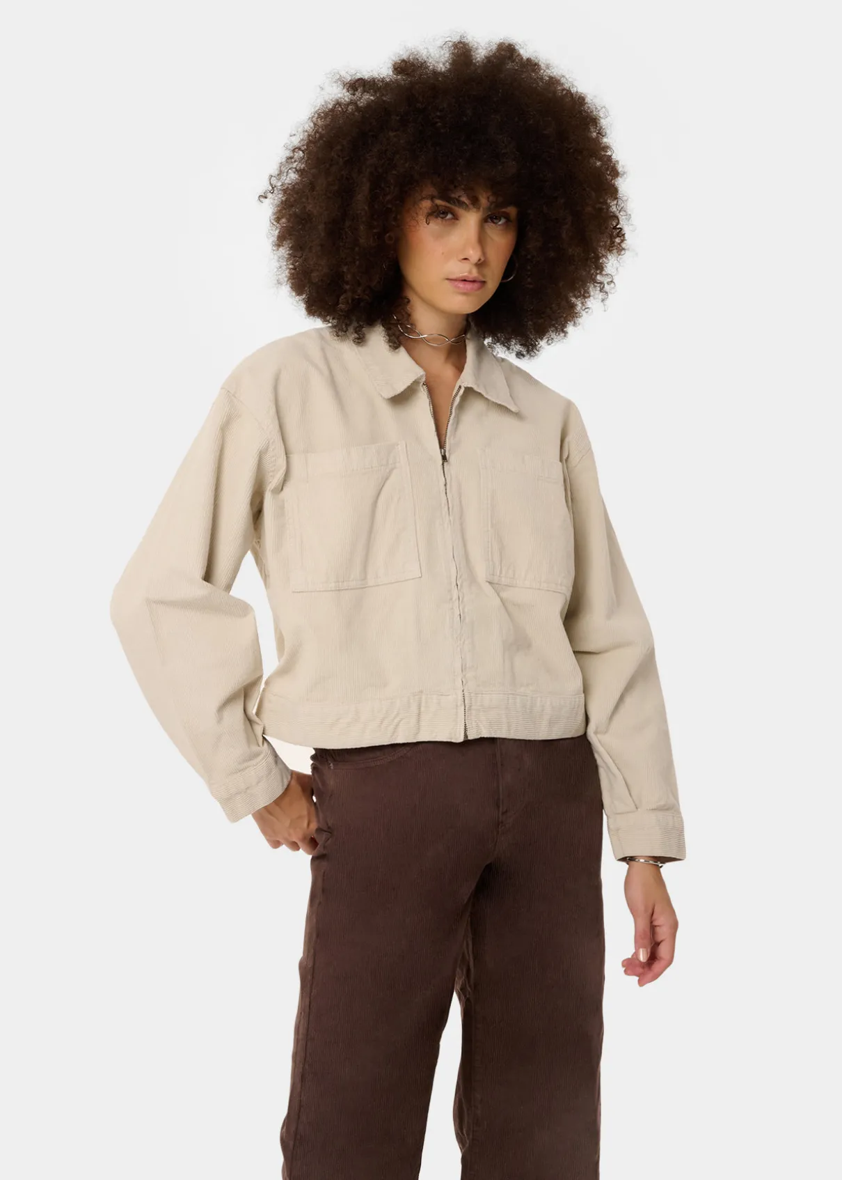 LUCIA LEIN - Veste en jean crop