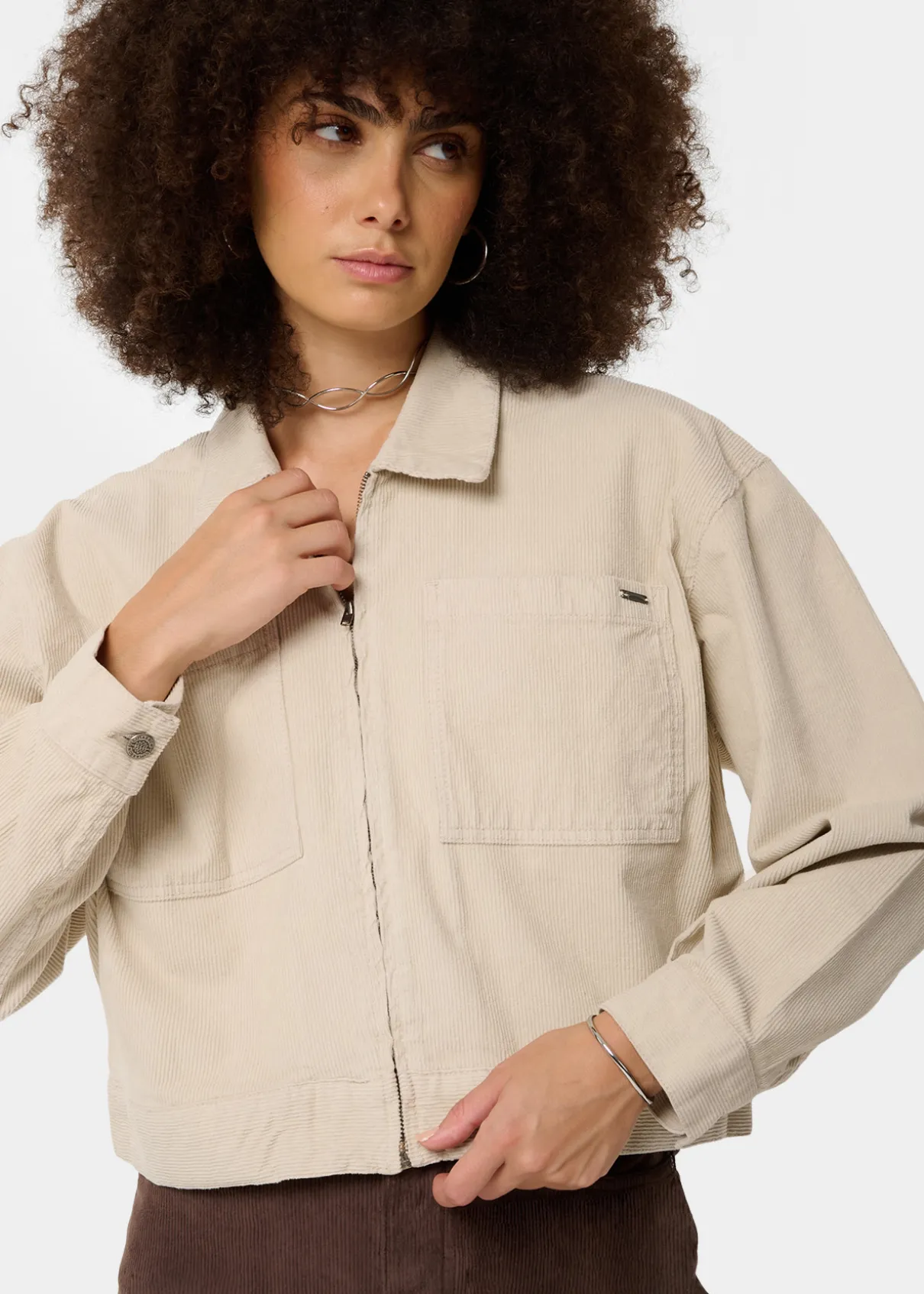 LUCIA LEIN - Veste en jean crop