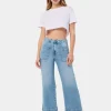MARTINA-VADE JEANS Coupe moyenne à jambe large | Taille en pouces