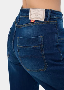 MARTINA-VADE JEANS Coupe moyenne à jambe large | Taille en pouces