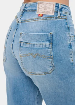 MARTINA-VADE JEANS Coupe moyenne à jambe large | Taille en pouces