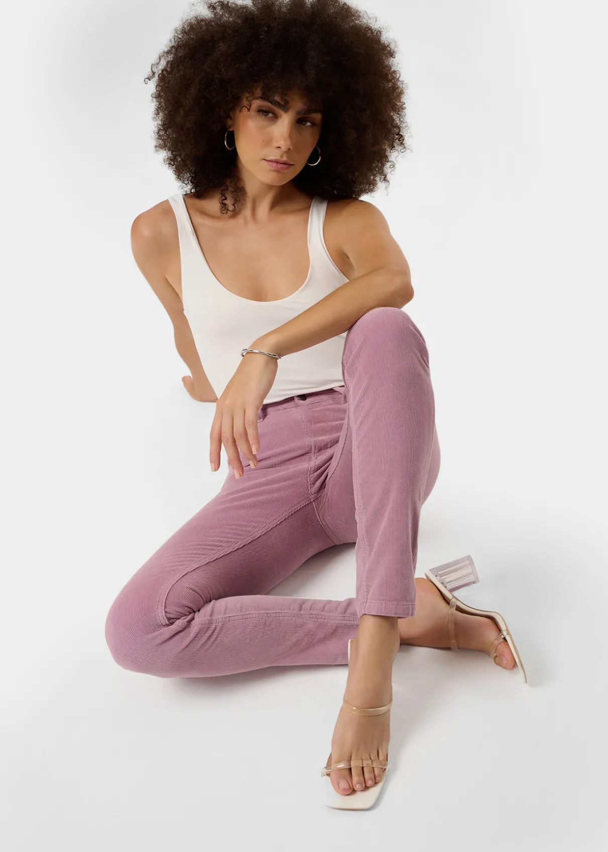 NOUFLORE LEIN Jean Coupe Slim - Taille Moyenne | Taille en Pouces