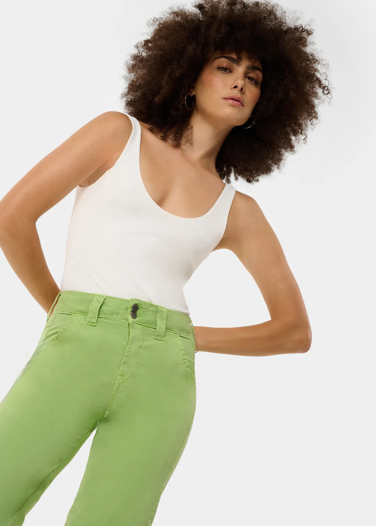 OLIVIA PAGE - Pantalon | Wide Leg fit | Taille en pouces