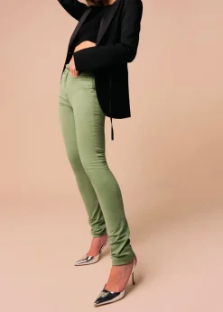 Pantalon | Nouflore-Satin Pêche