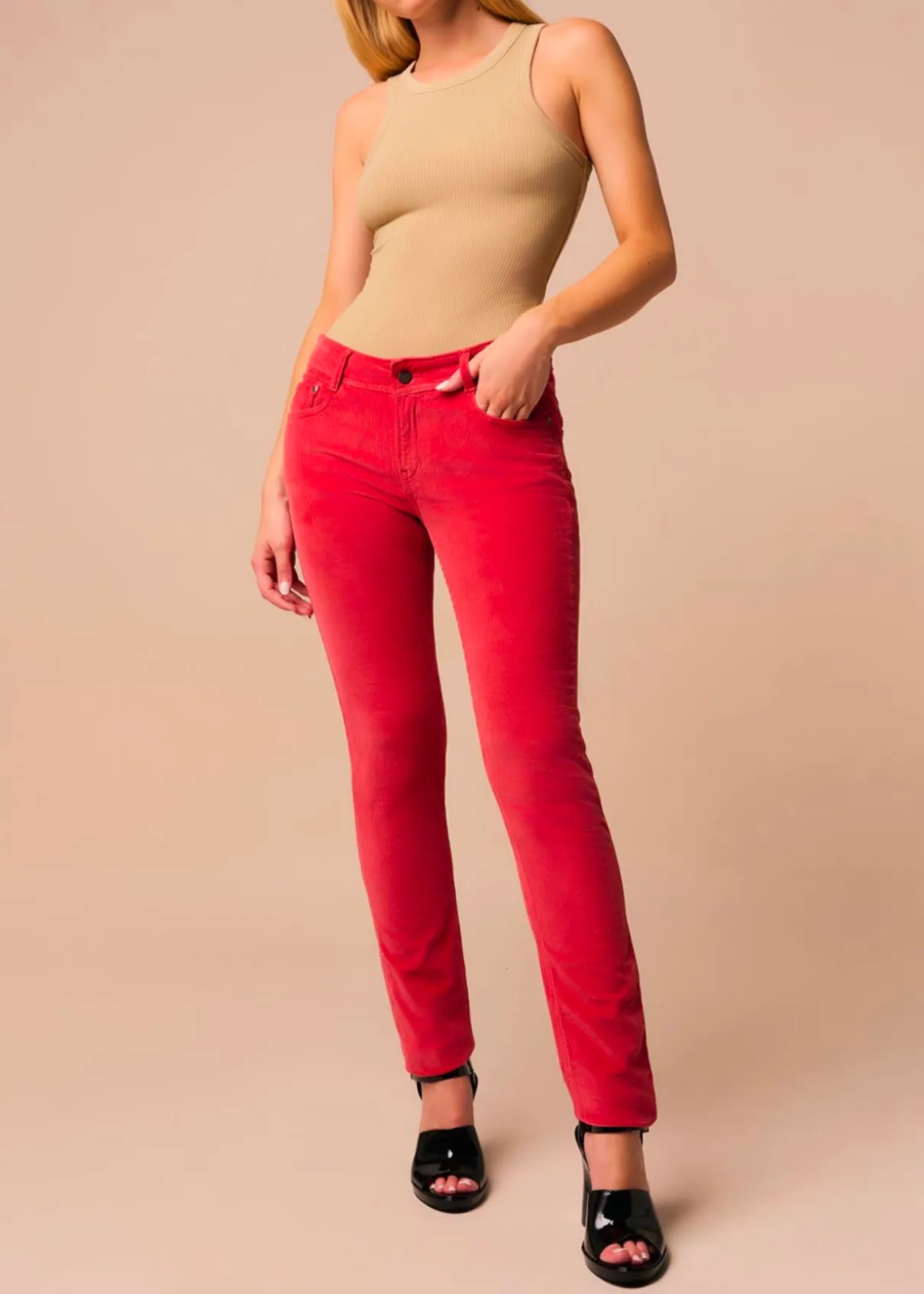 Pantalon Coupe Skinny | Cassis Ghalia