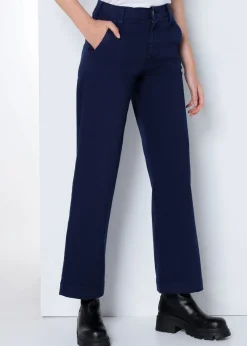 Pantalon Jambe Ample Droite | Olivia Lilou