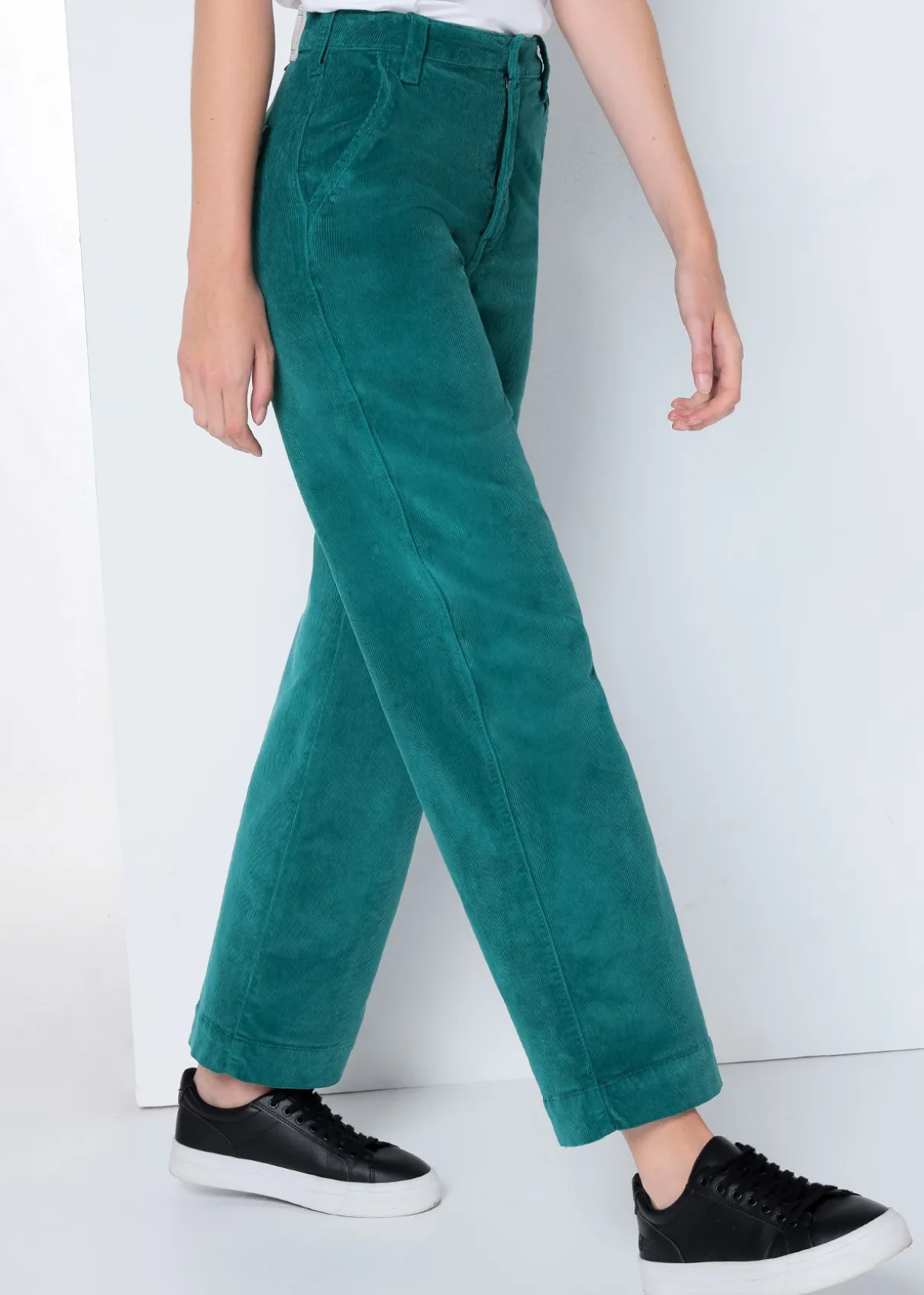 Pantalon Jambe Ample Droite | Olivia Ghalia