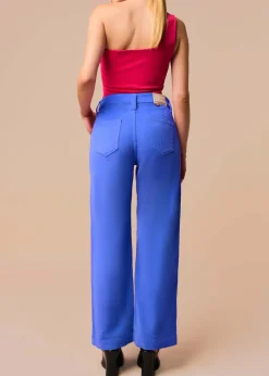 Pantalon Jambe Ample Droite | Olivia Ghalia