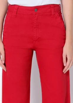 Pantalon Jambe Ample Droite | Olivia Lilou
