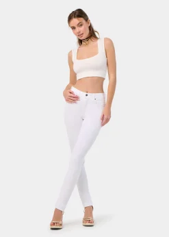 PANTALON NOUFLORE-ENOVA COULEUR pêche Box Medium Slim | Taille en pouces