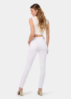 PANTALON NOUFLORE-ENOVA COULEUR pêche Box Medium Slim | Taille en pouces
