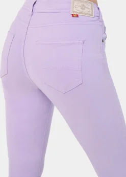 PANTALON NOUFLORE-ENOVA COULEUR pêche Box Medium Slim | Taille en pouces