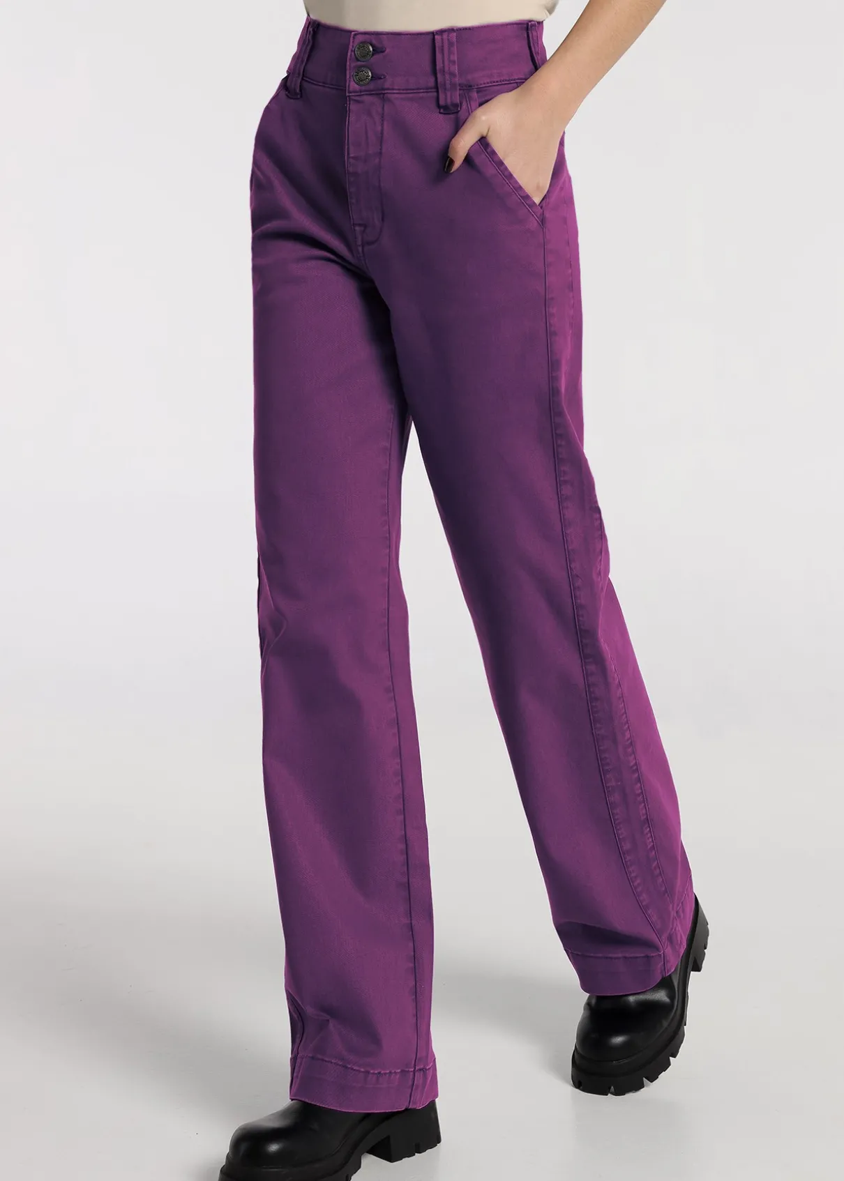 Pantalon Olivia-Denim | Taille en pouces