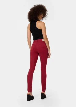 Pantalon slim NOUFLORE SATEN - Boîte moyenne - Coupe cintrée - Tailles en pouces