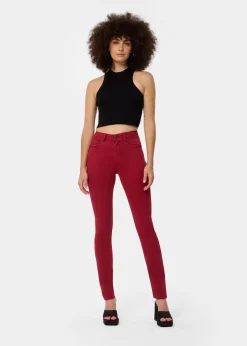 Pantalon slim NOUFLORE SATEN - Boîte moyenne - Coupe cintrée - Tailles en pouces