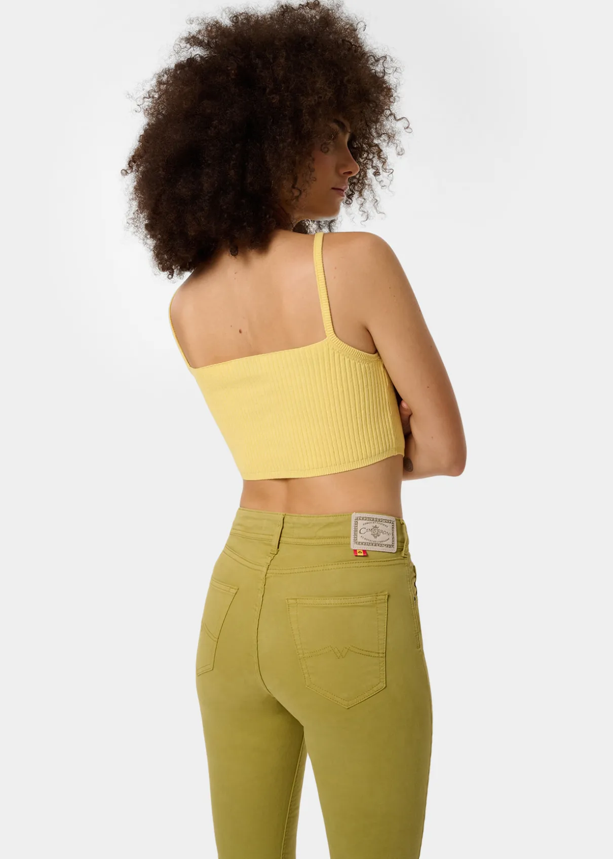 Pantalon slim NOUFLORE SATEN - Boîte moyenne - Coupe cintrée - Tailles en pouces